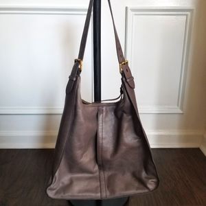 HOBO International Marley granite leather shoulder bag